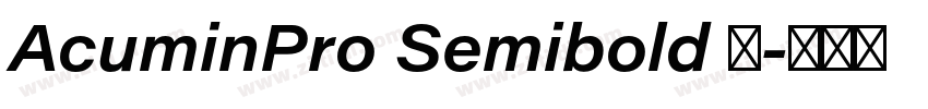 AcuminPro Semibold 字字体转换 AcuminPro Semibold 字字体转换